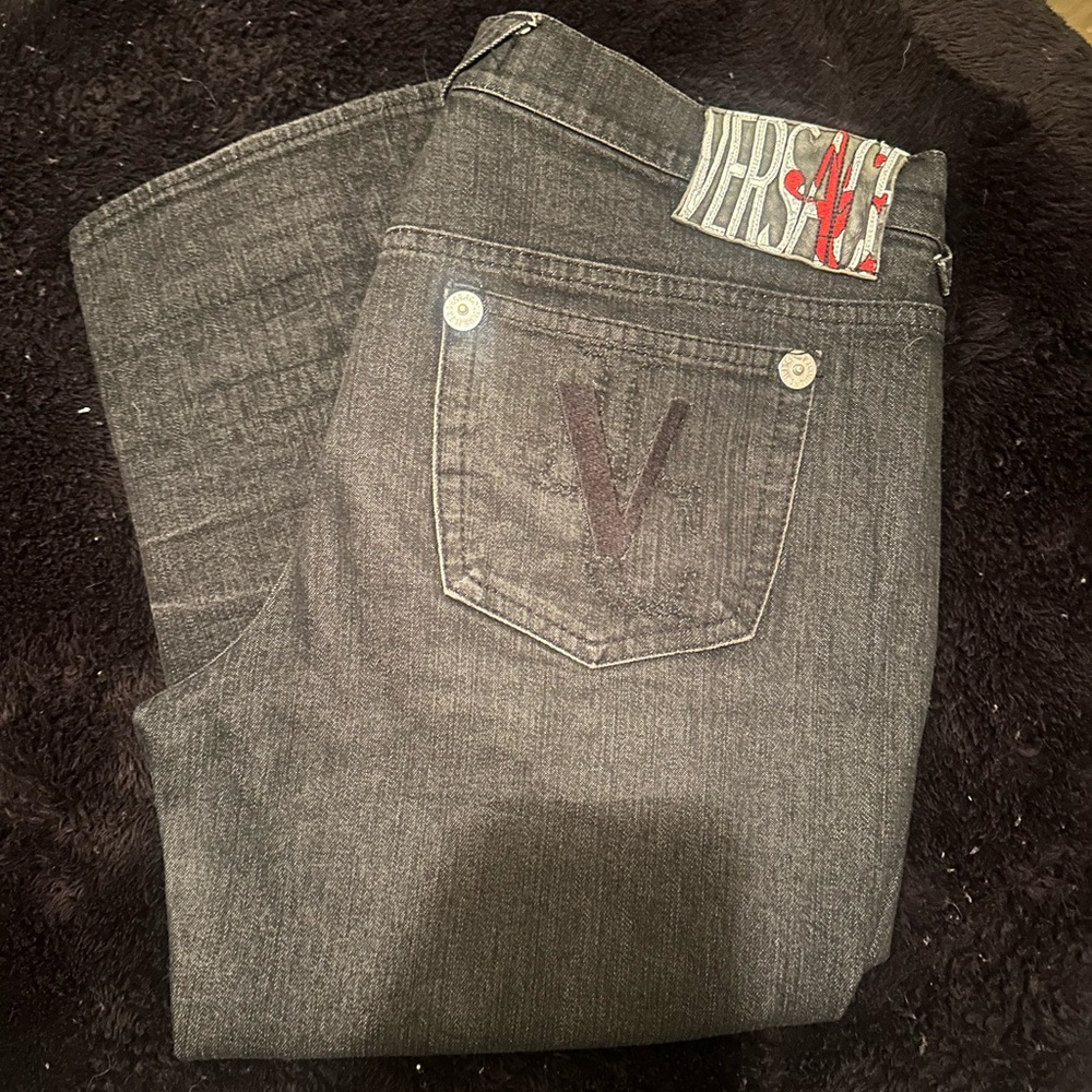 Versace Gray Denim Jeans